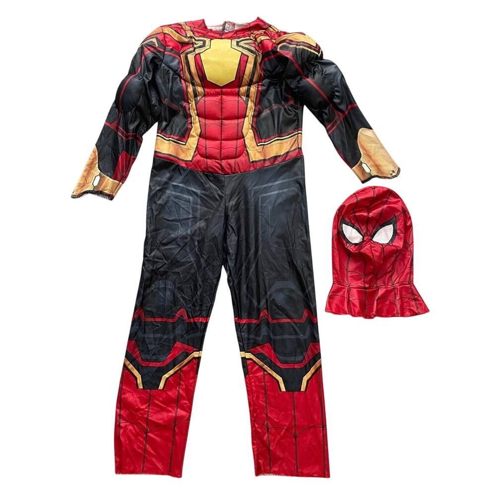 Marvel Spider Man No Way Home Kids Size M/6-7 Yrs Red Blue Costume
